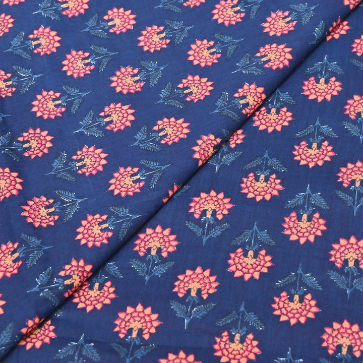 Premium Cotton Printed Fabric – Soft Breathable Designer Cotton Fabric - 000350-H6
