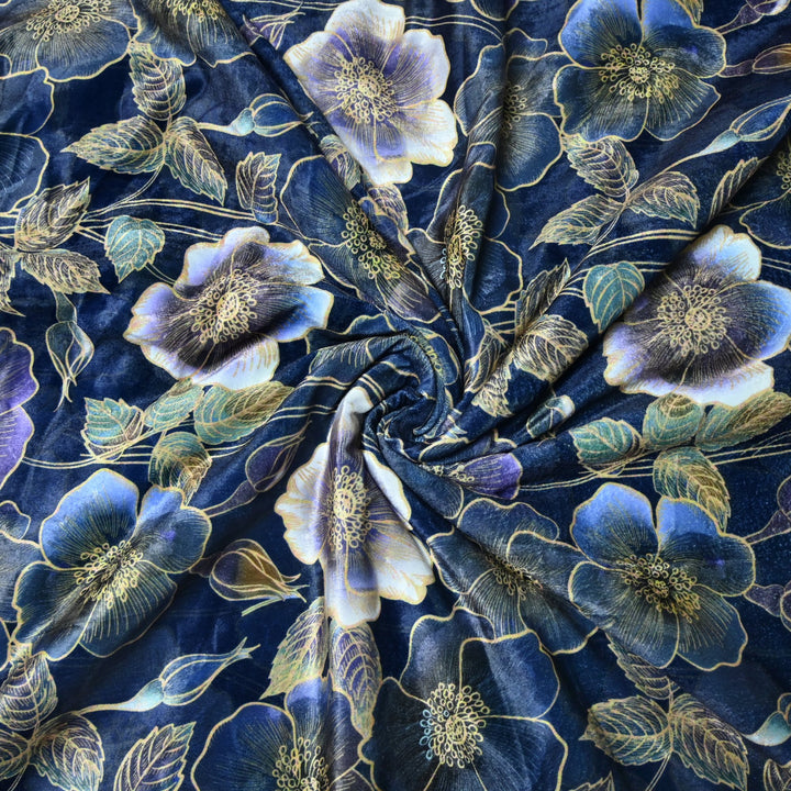 Velvet Digital Print Fabric