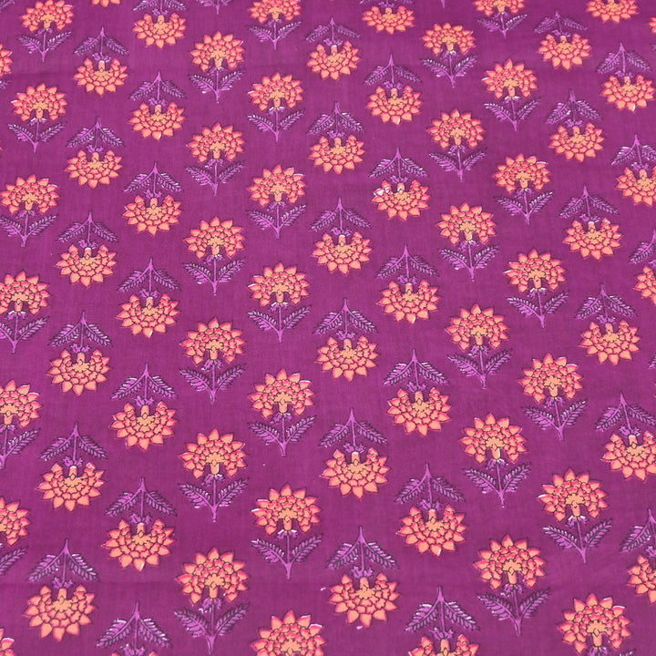 Premium Cotton Printed Fabric – Soft Breathable Designer Cotton Fabric - 000350-H7