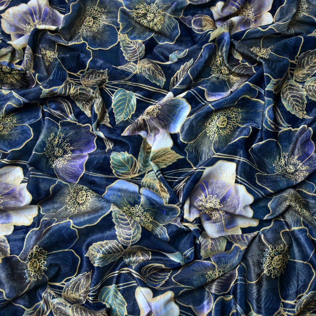 Velvet Digital Print Fabric