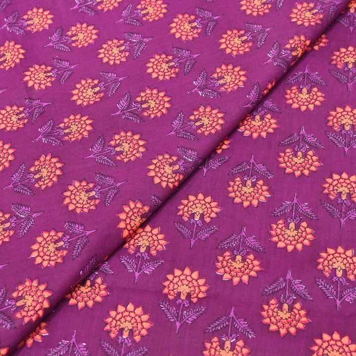 Premium Cotton Printed Fabric – Soft Breathable Designer Cotton Fabric - 000350-H7