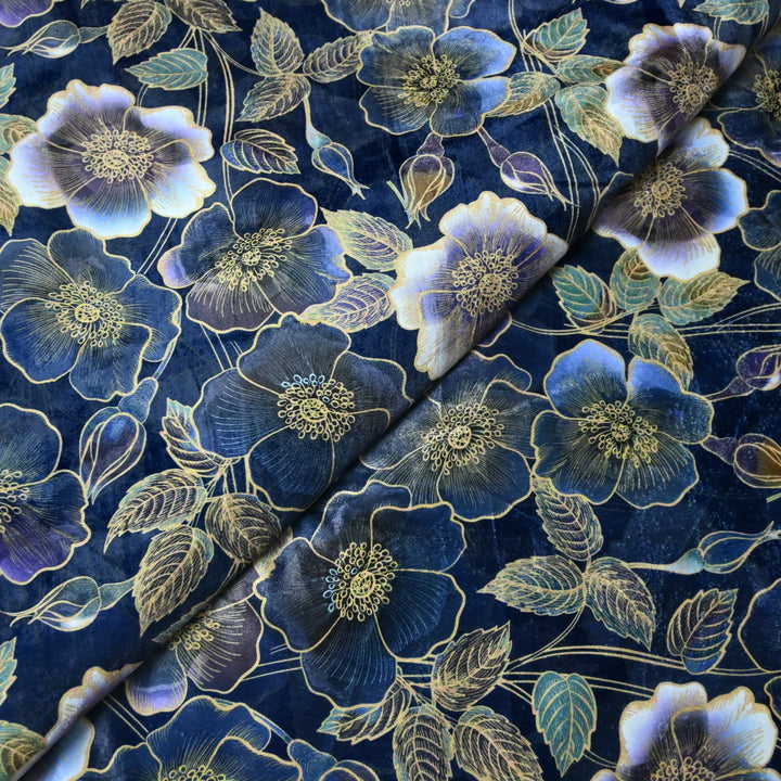 Velvet Digital Print Fabric