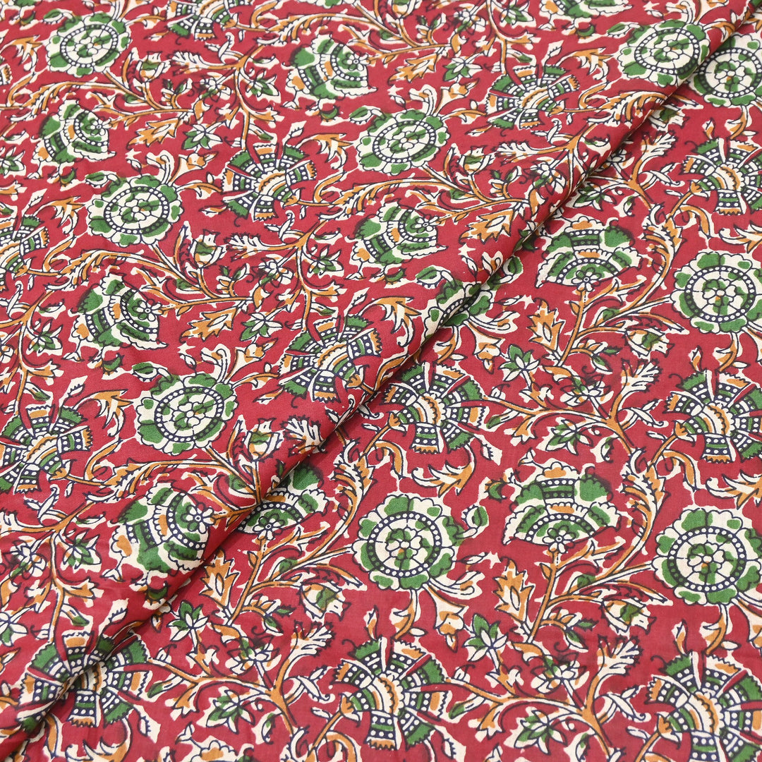 Premium Cotton Printed Fabric – Soft Breathable Designer Cotton Fabric - 000350-H8