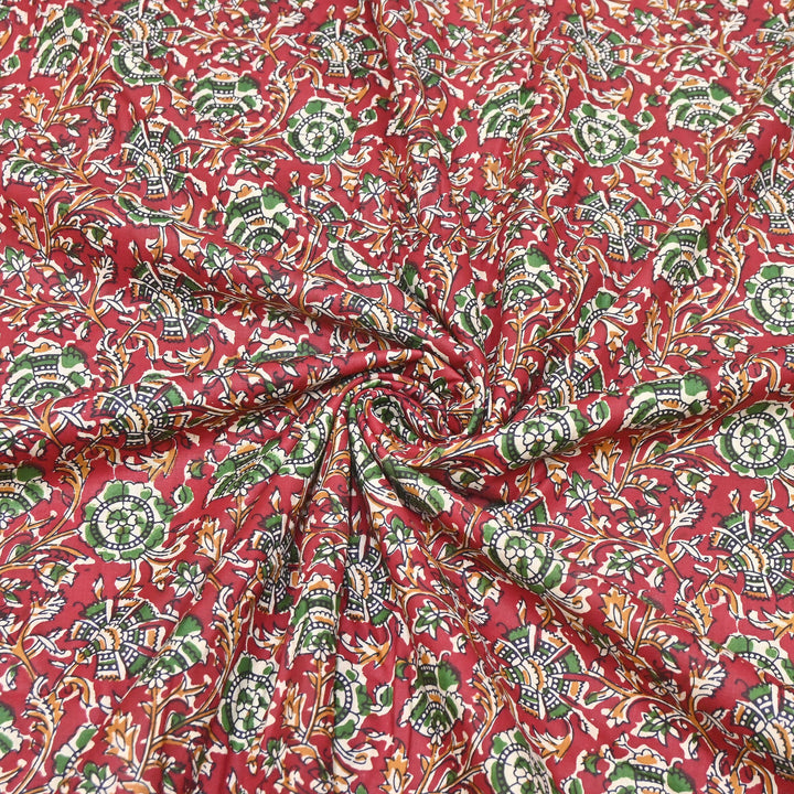 Premium Cotton Printed Fabric – Soft Breathable Designer Cotton Fabric - 000350-H8