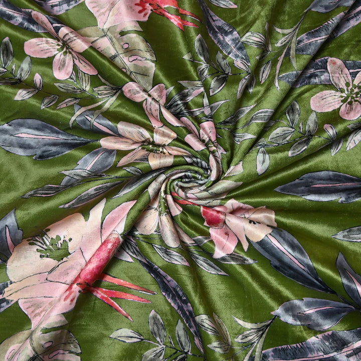 Velvet Digital Print Fabric