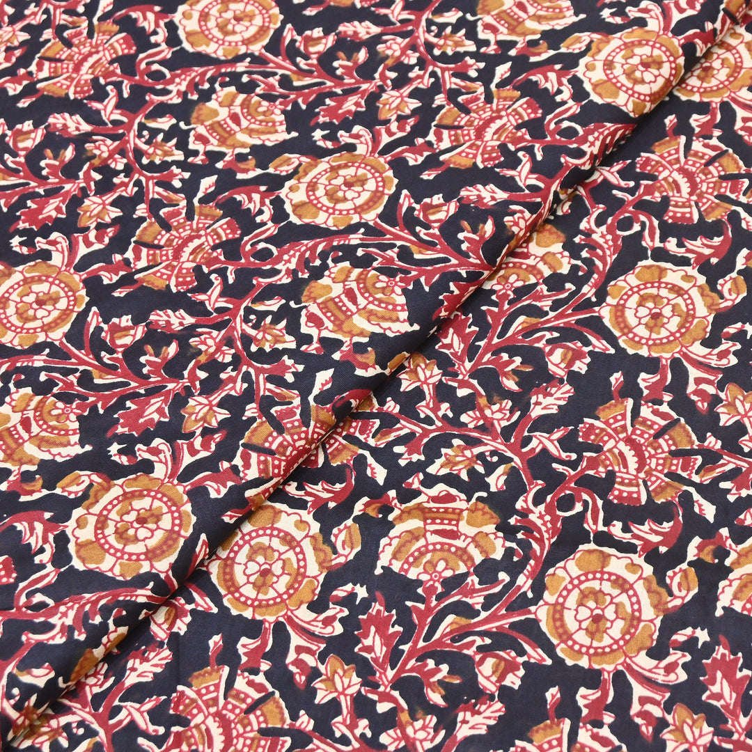 Premium Cotton Printed Fabric – Soft Breathable Designer Cotton Fabric - 000350-H9