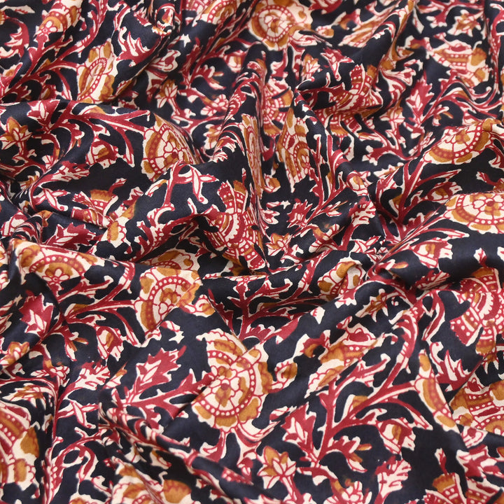Premium Cotton Printed Fabric – Soft Breathable Designer Cotton Fabric - 000350-H9
