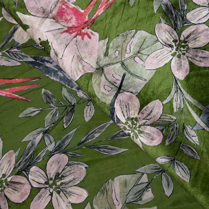 Velvet Digital Print Fabric