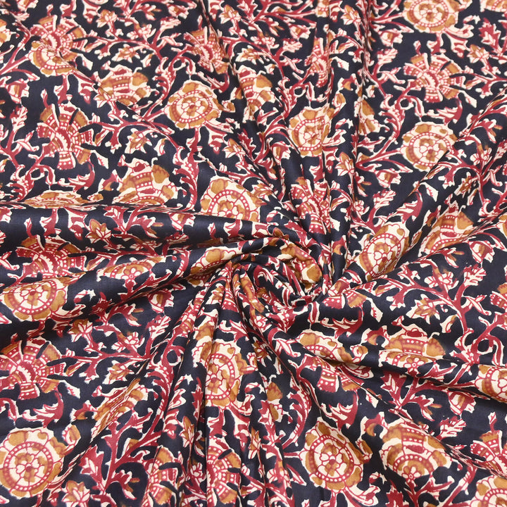 Premium Cotton Printed Fabric – Soft Breathable Designer Cotton Fabric - 000350-H9