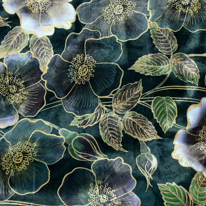 Velvet Digital Print Fabric