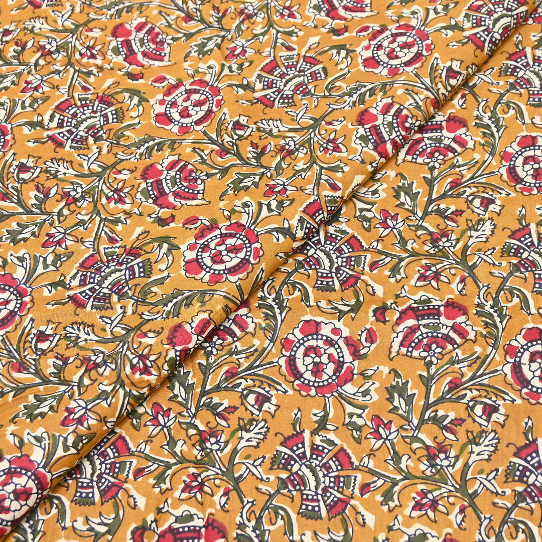 Premium Cotton Printed Fabric – Soft Breathable Designer Cotton Fabric - 000350-H10
