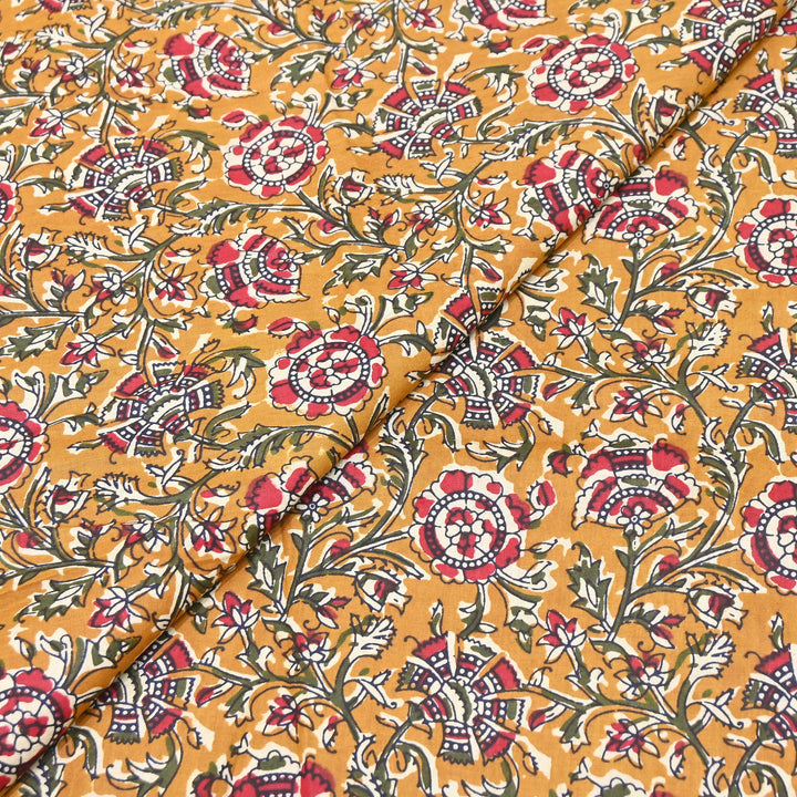 Premium Cotton Printed Fabric – Soft Breathable Designer Cotton Fabric - 000350-H10