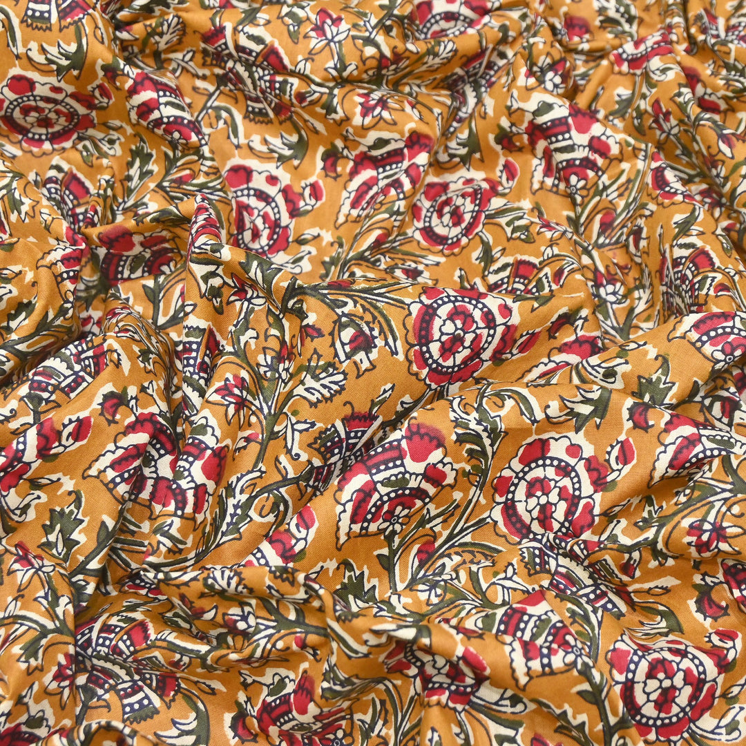 Premium Cotton Printed Fabric – Soft Breathable Designer Cotton Fabric - 000350-H10