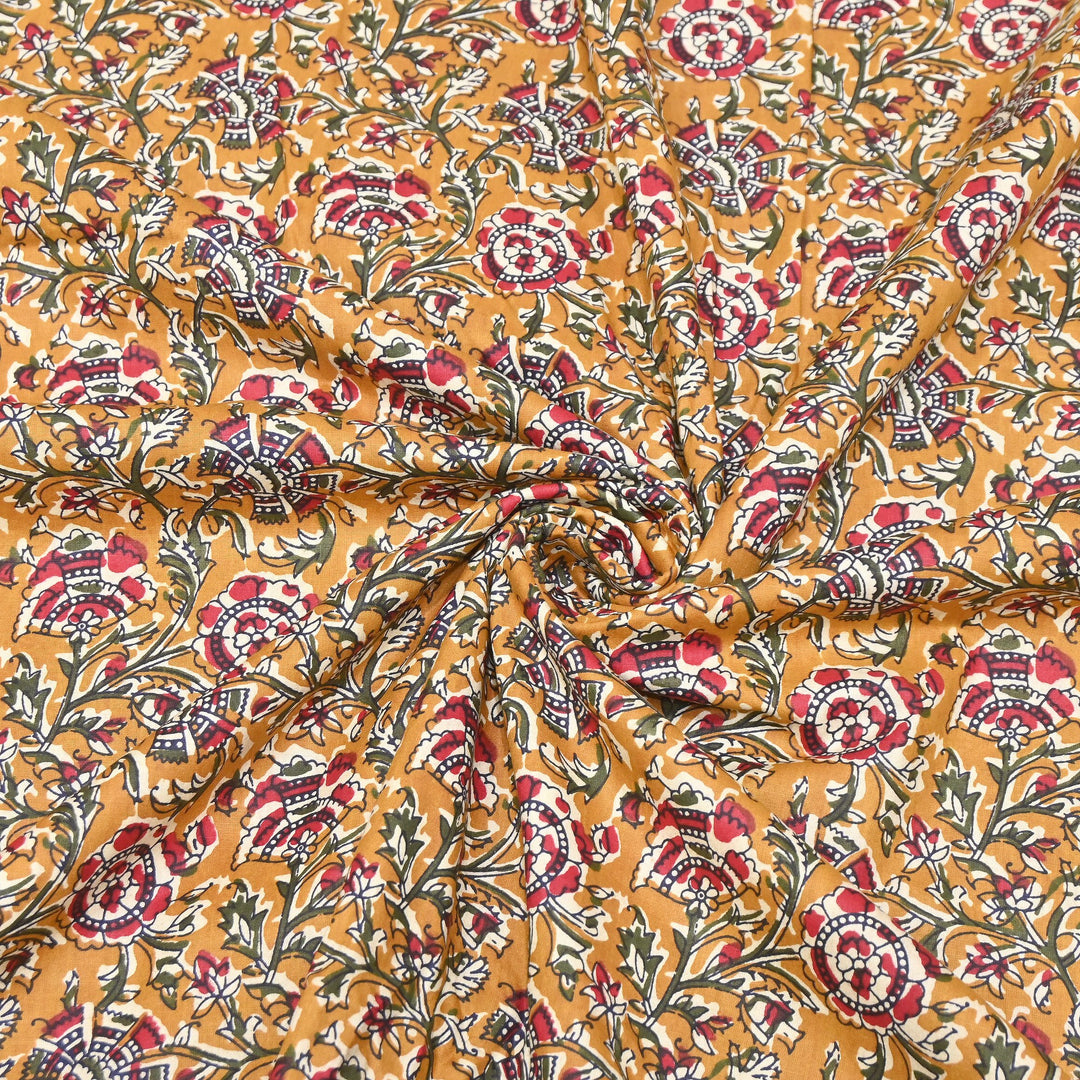 Premium Cotton Printed Fabric – Soft Breathable Designer Cotton Fabric - 000350-H10
