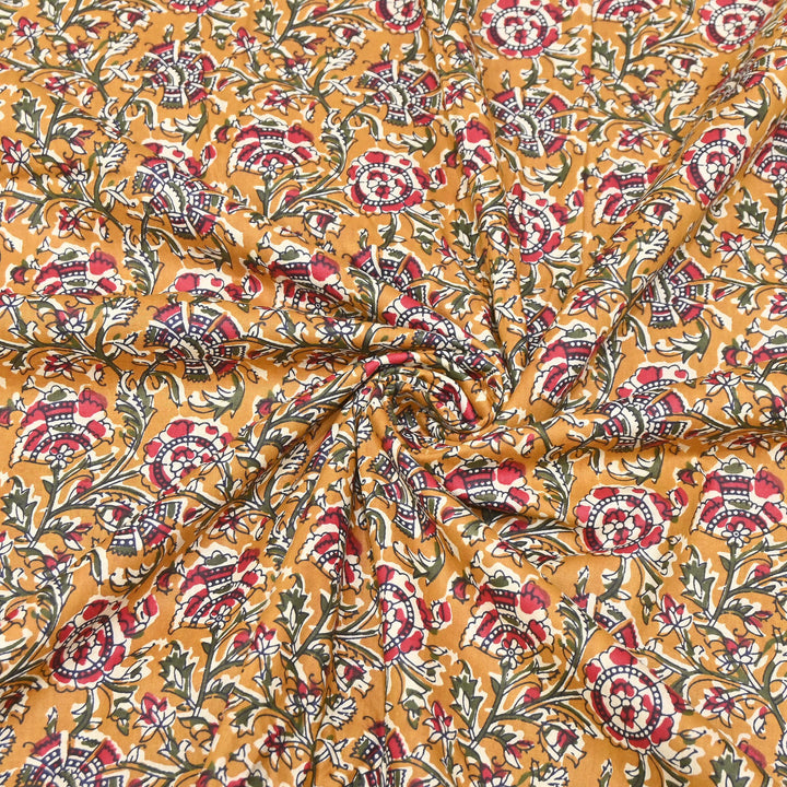Premium Cotton Printed Fabric – Soft Breathable Designer Cotton Fabric - 000350-H10