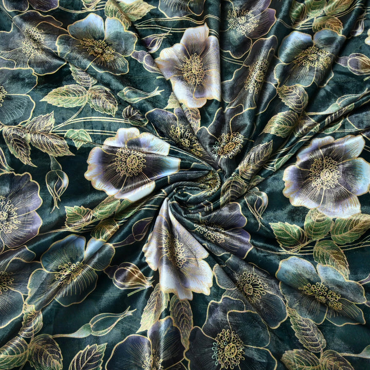 Velvet Digital Print Fabric
