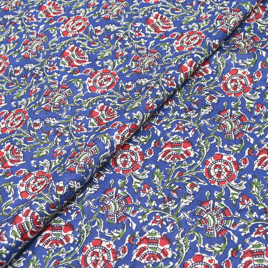 Premium Cotton Printed Fabric – Soft Breathable Designer Cotton Fabric - 000350-H11