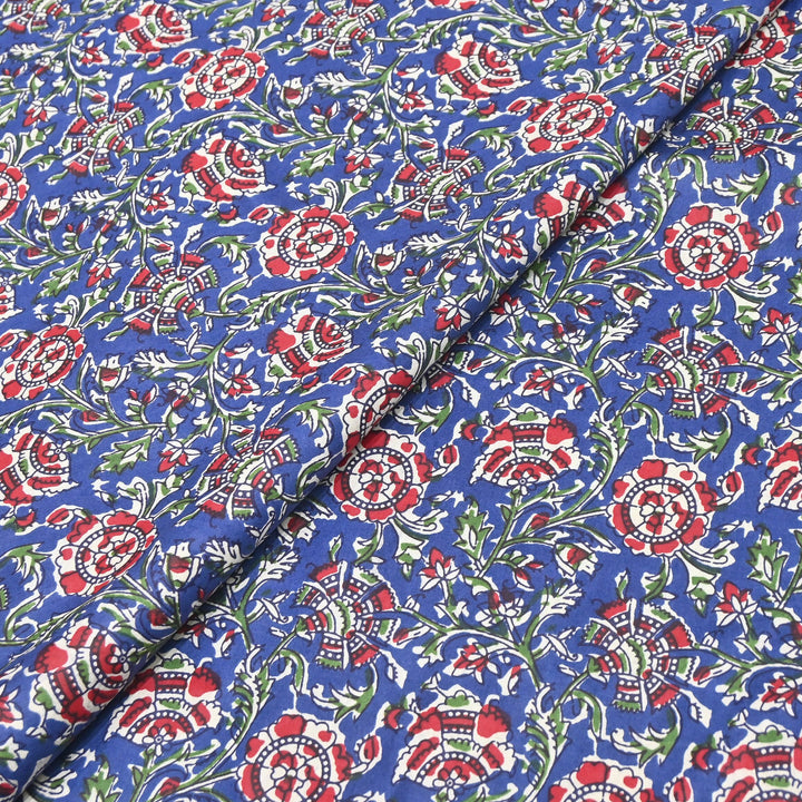 Premium Cotton Printed Fabric – Soft Breathable Designer Cotton Fabric - 000350-H11