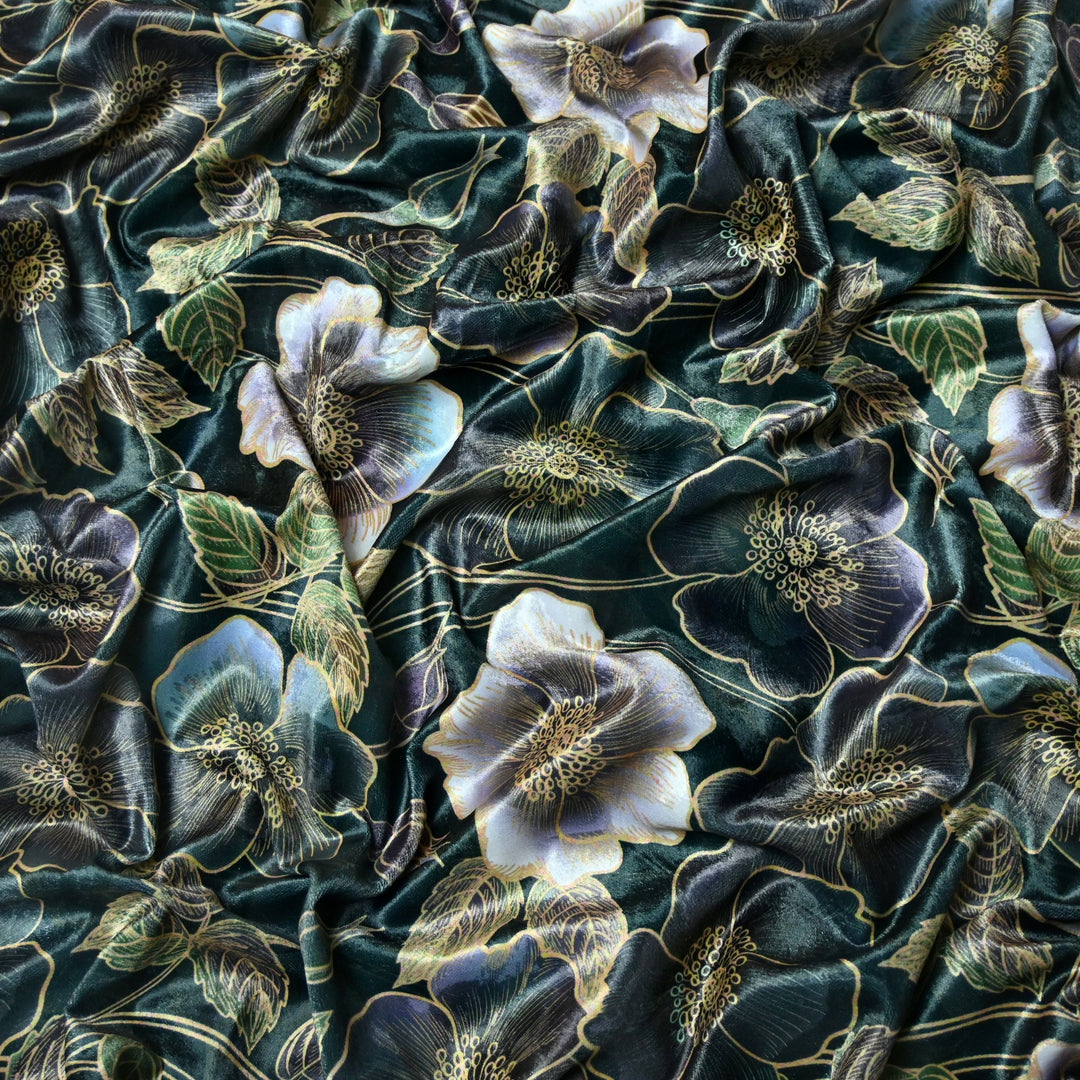 Velvet Digital Print Fabric