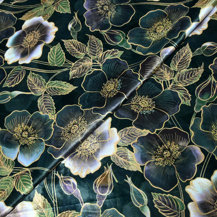 Velvet Digital Print Fabric