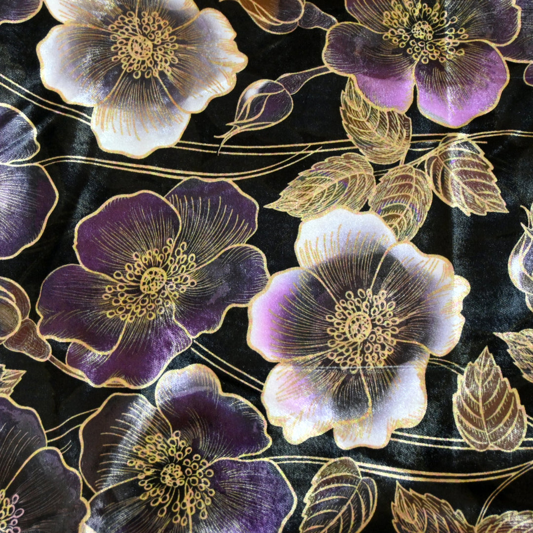 Velvet Digital Print Fabric