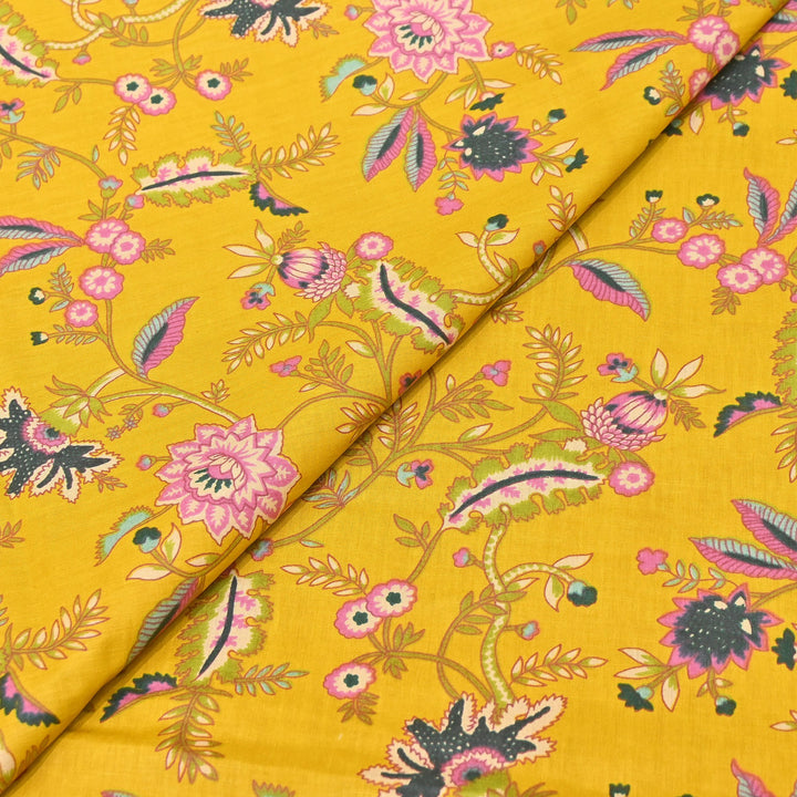 Premium Cotton Printed Fabric – Soft Breathable Designer Cotton Fabric - 000350-H12