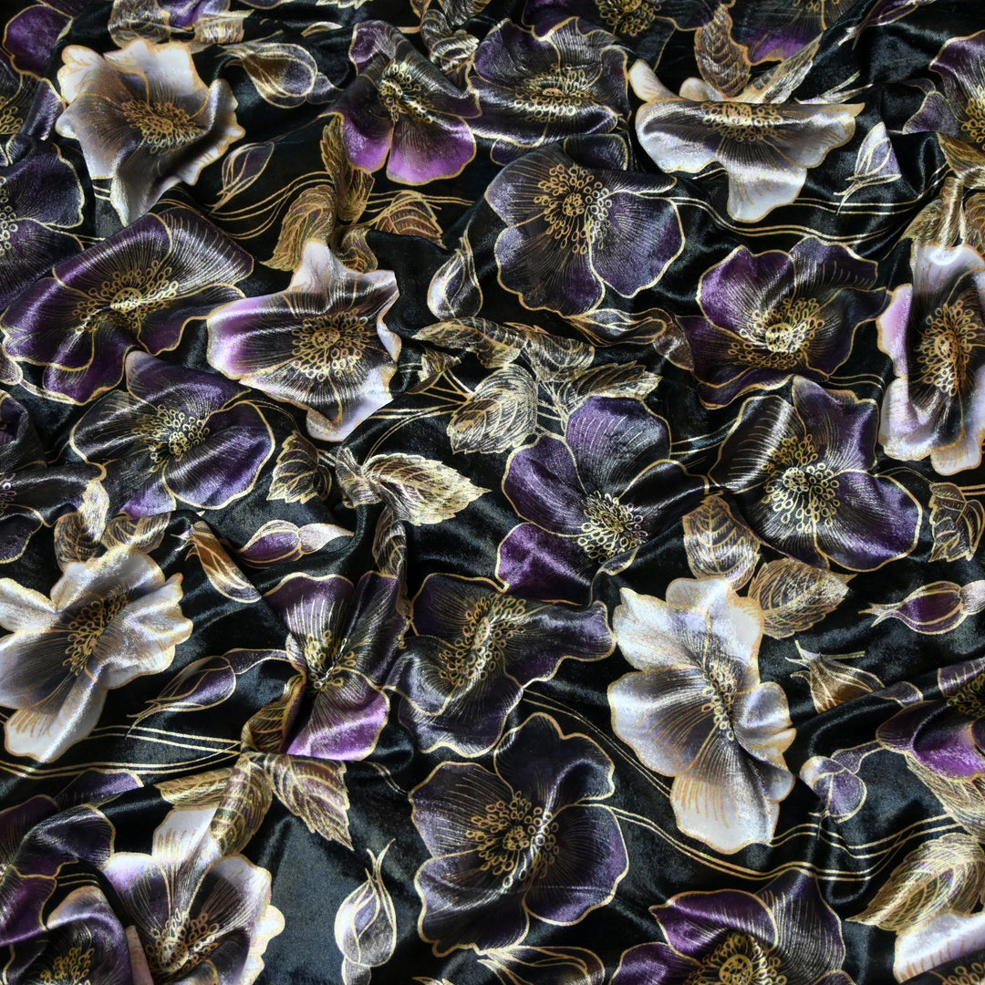 Velvet Digital Print Fabric