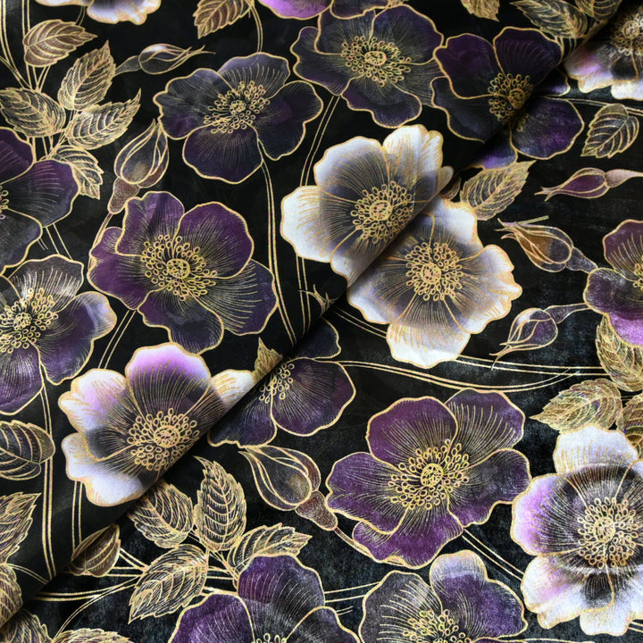 Velvet Digital Print Fabric