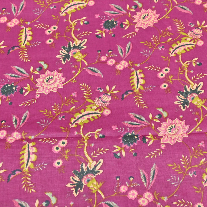 Premium Cotton Printed Fabric – Soft Breathable Designer Cotton Fabric - 000350-H13