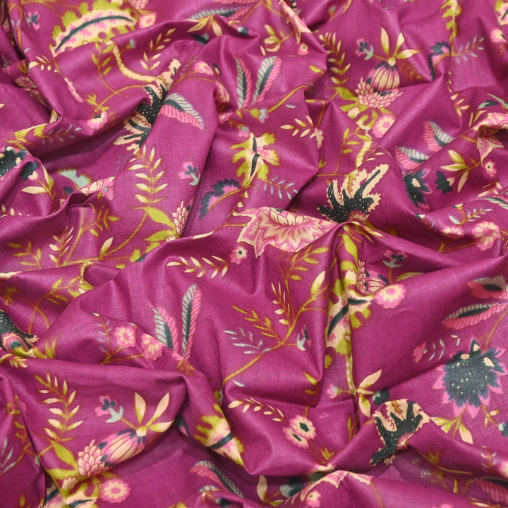 Premium Cotton Printed Fabric – Soft Breathable Designer Cotton Fabric - 000350-H13
