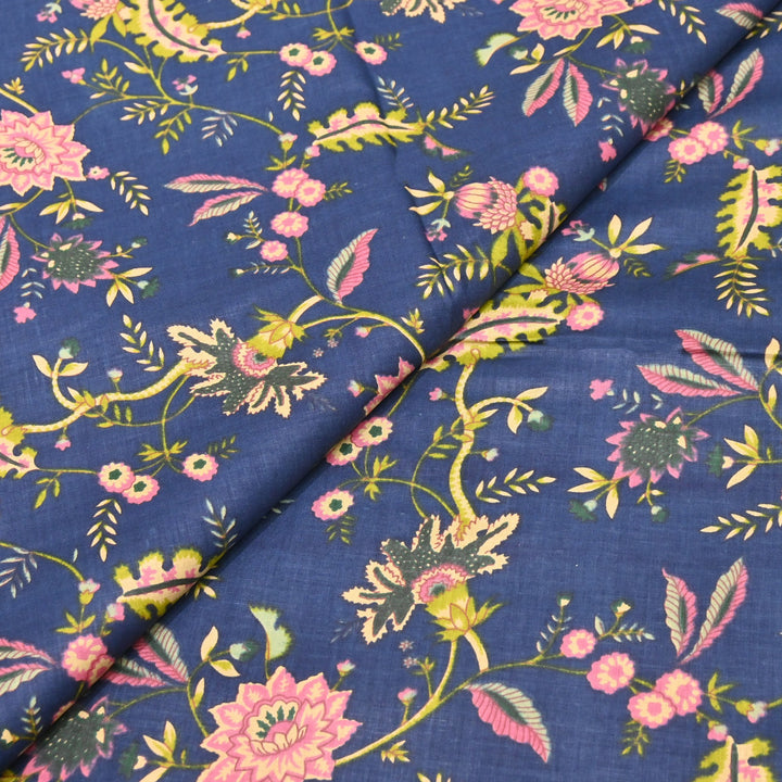 Premium Cotton Printed Fabric – Soft Breathable Designer Cotton Fabric - 000350-H15
