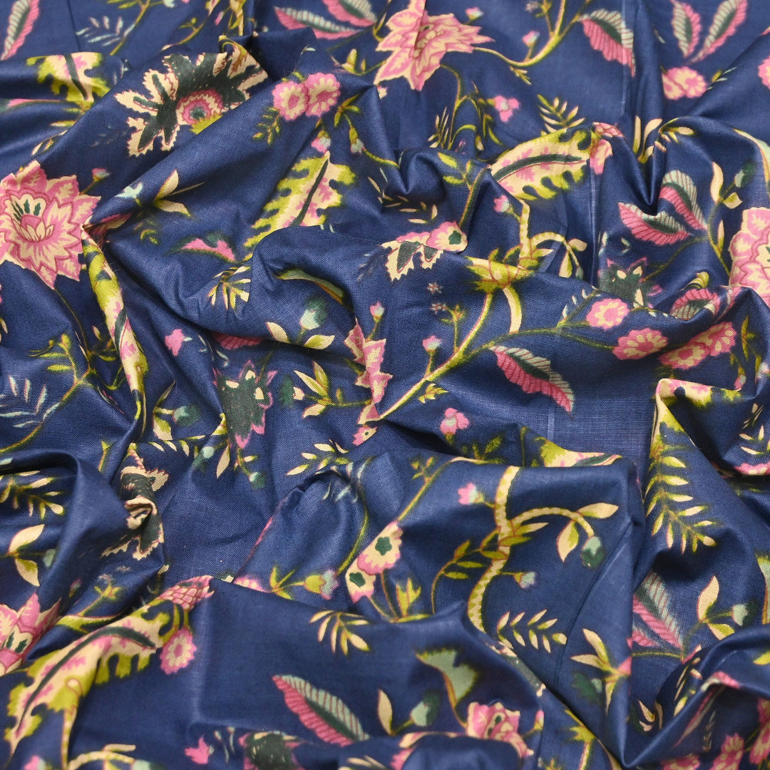 Premium Cotton Printed Fabric – Soft Breathable Designer Cotton Fabric - 000350-H15