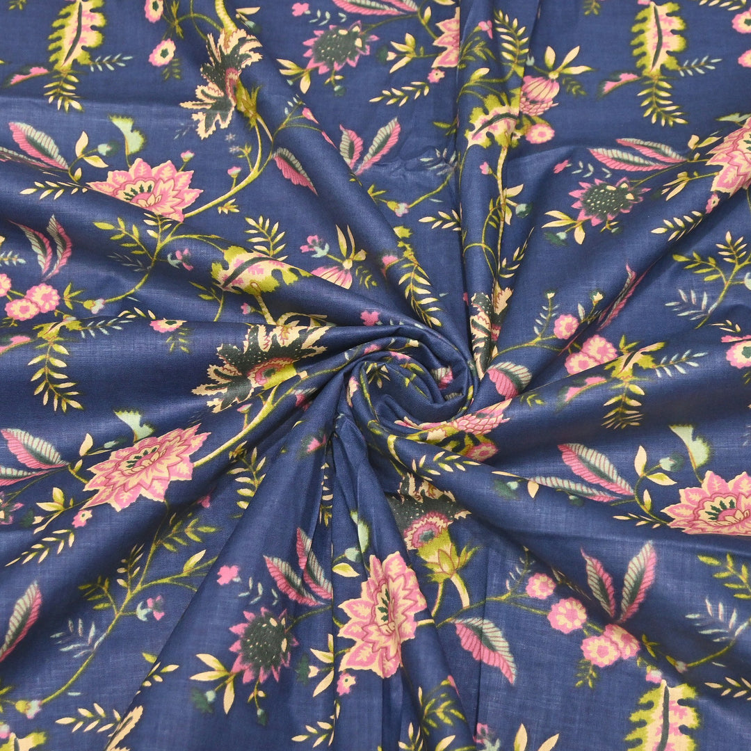 Premium Cotton Printed Fabric – Soft Breathable Designer Cotton Fabric - 000350-H15