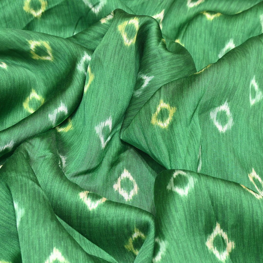 Bemberg Satin Digital Print Fabric | Soft Luxury Designer Fabric | 001333-12