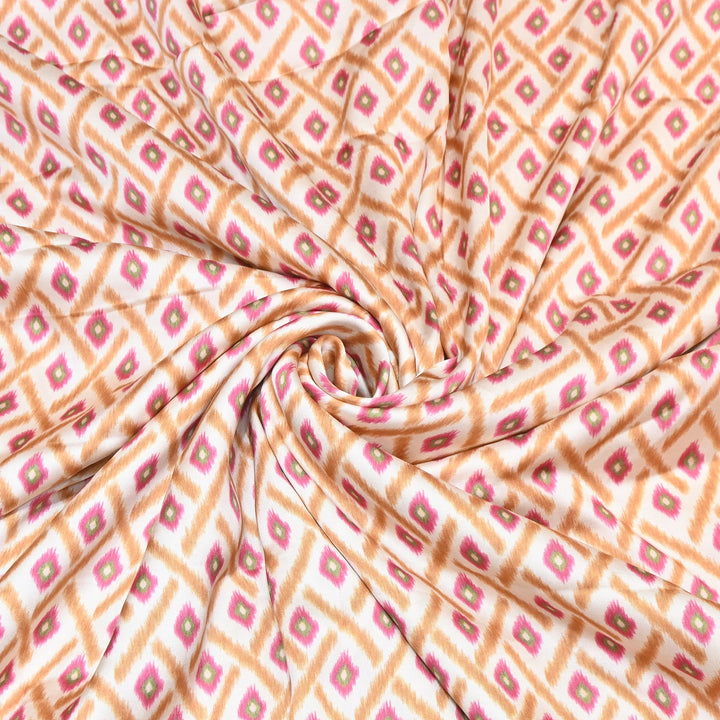 Bemberg Satin Digital Print Fabric | Soft Luxury Designer Fabric | 001333-13