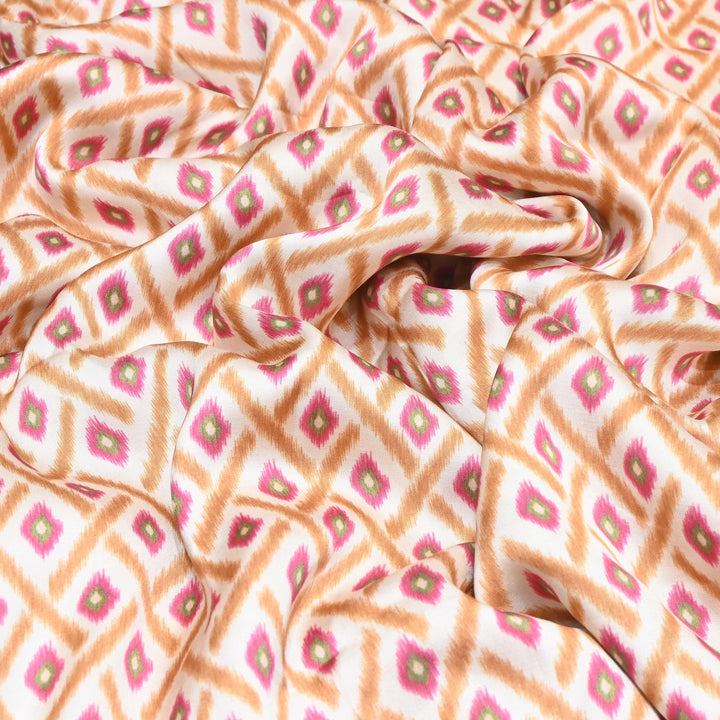 Bemberg Satin Digital Print Fabric | Soft Luxury Designer Fabric | 001333-13