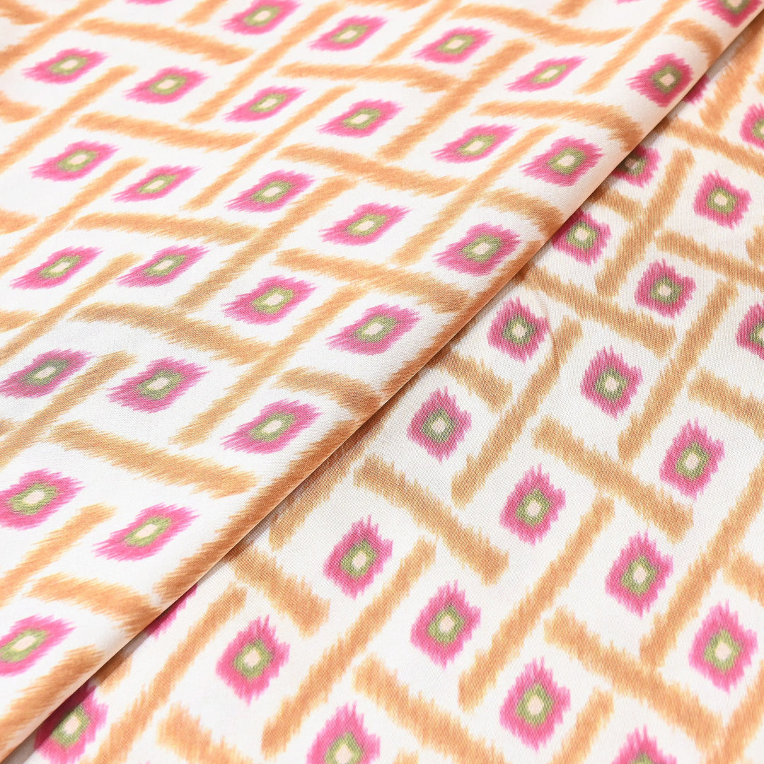 Bemberg Satin Digital Print Fabric | Soft Luxury Designer Fabric | 001333-13