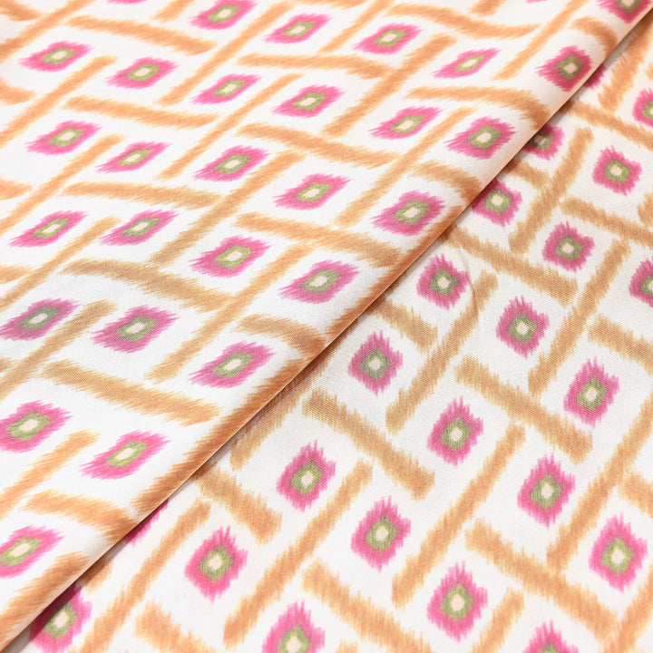 Bemberg Satin Digital Print Fabric | Soft Luxury Designer Fabric | 001333-13