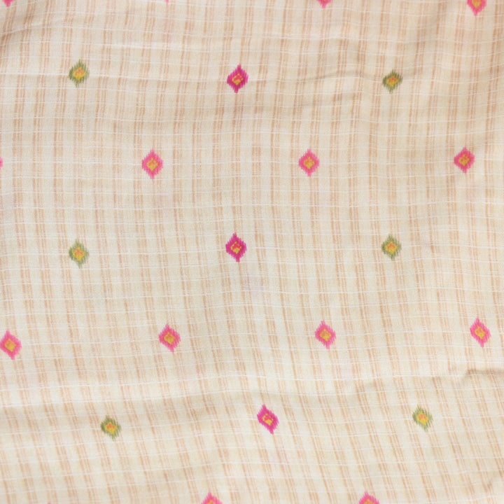 Elegant Modal Satin Digital Print Fabric 6 – Soft Luxury Designer Fabric - 001416- T14