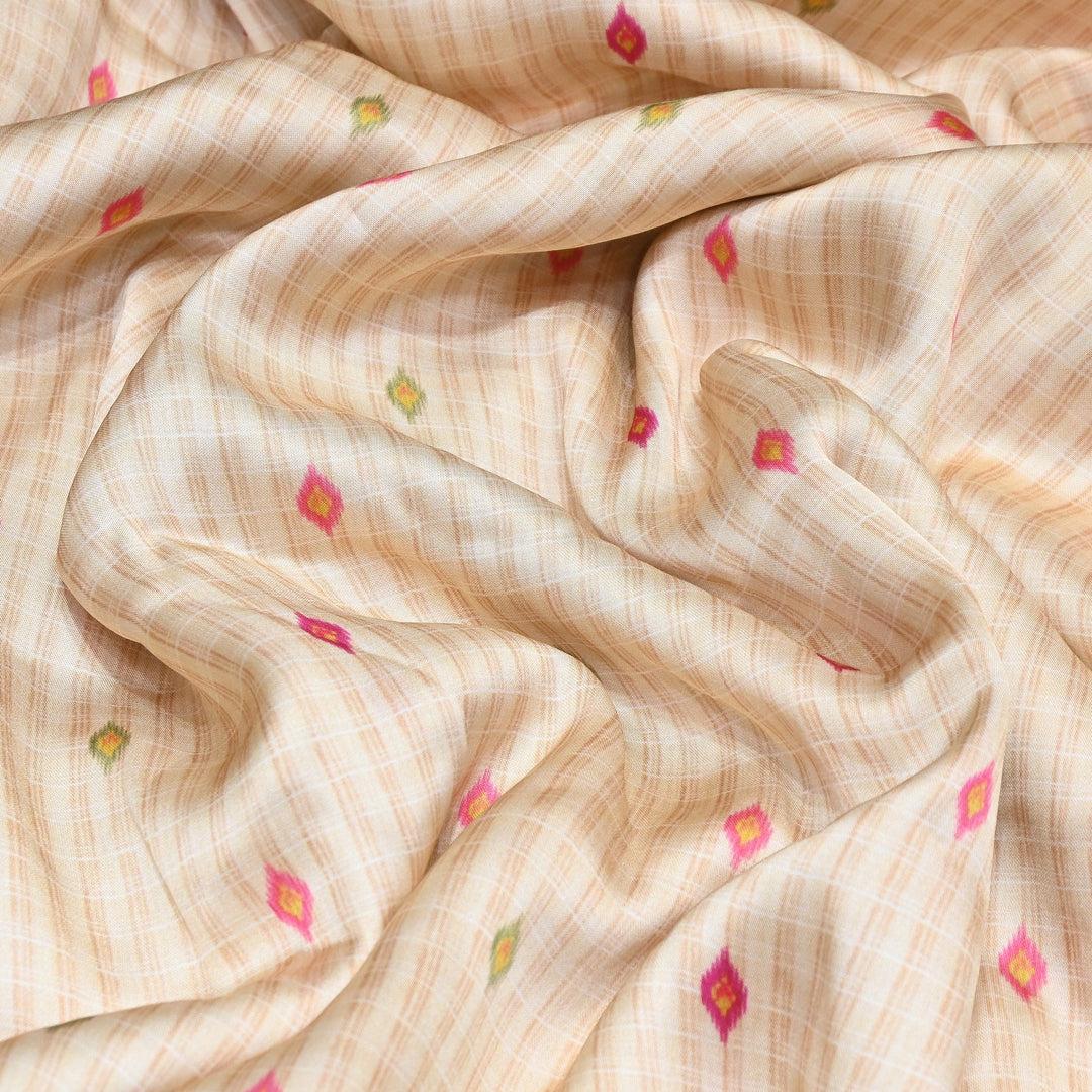 Bemberg Satin Digital Print Fabric | Soft Luxury Designer Fabric | 001333-14