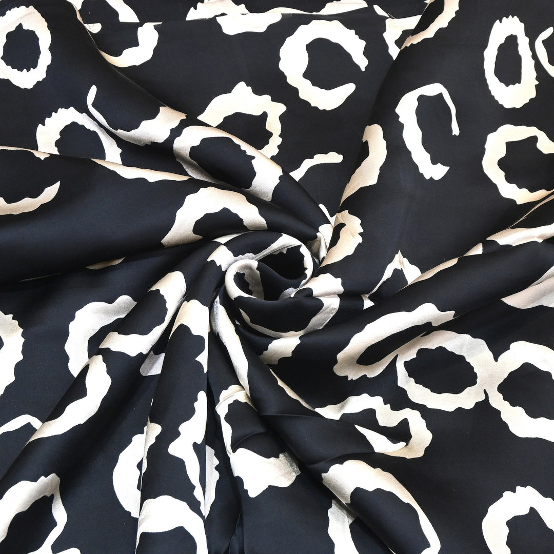 Bemberg Satin Digital Print Fabric | Soft Luxury Designer Fabric | 001333-15