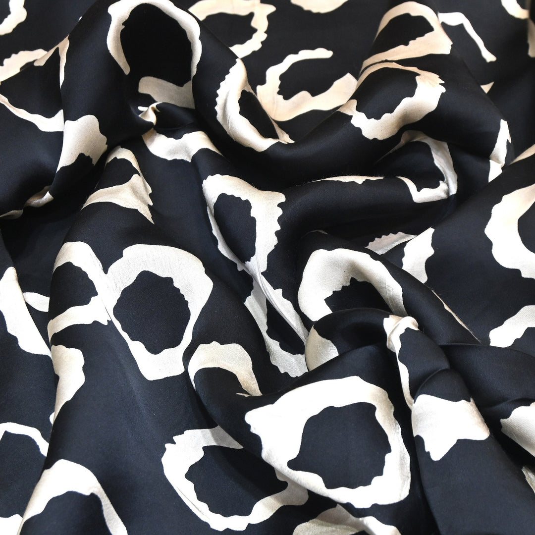 Bemberg Satin Digital Print Fabric | Soft Luxury Designer Fabric | 001333-15