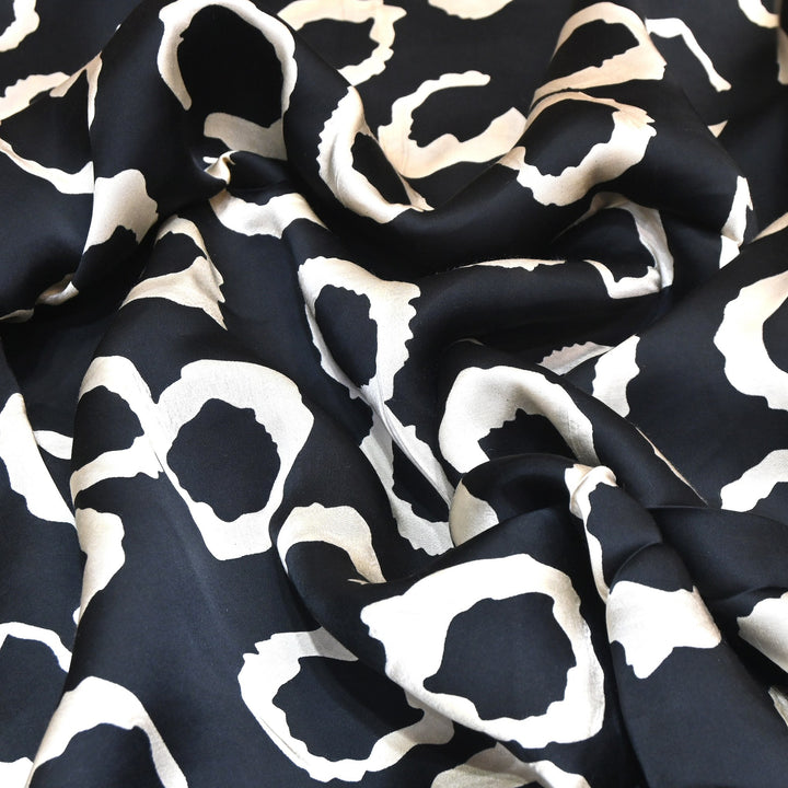 Bemberg Satin Digital Print Fabric | Soft Luxury Designer Fabric | 001333-15