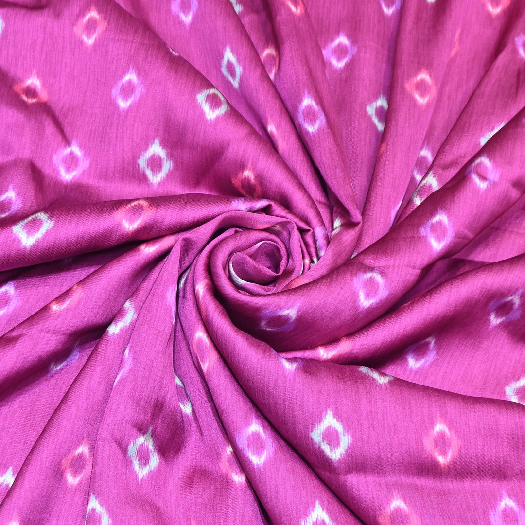 Bemberg Satin Digital Print Fabric | Soft Luxury Designer Fabric | 001333-16