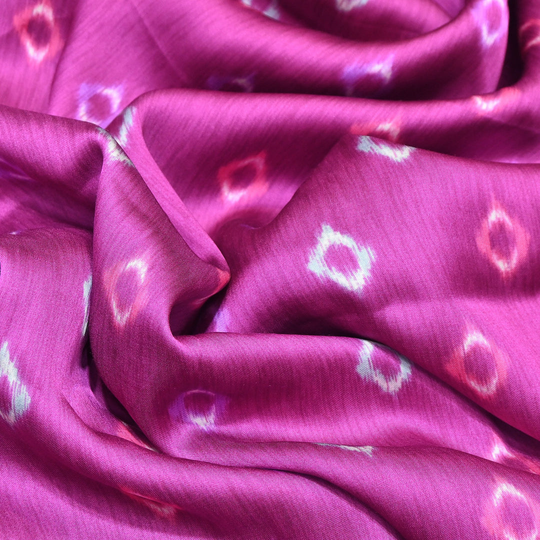 Bemberg Satin Digital Print Fabric | Soft Luxury Designer Fabric | 001333-16