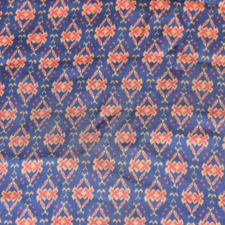 Elegant Modal Satin Digital Print Fabric 6 – Soft Luxury Designer Fabric - 001416- T10