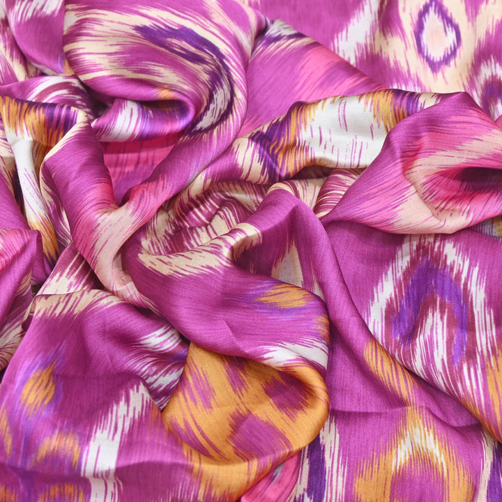 Bemberg Satin Digital Print Fabric | Soft Luxury Designer Fabric | 001333-01