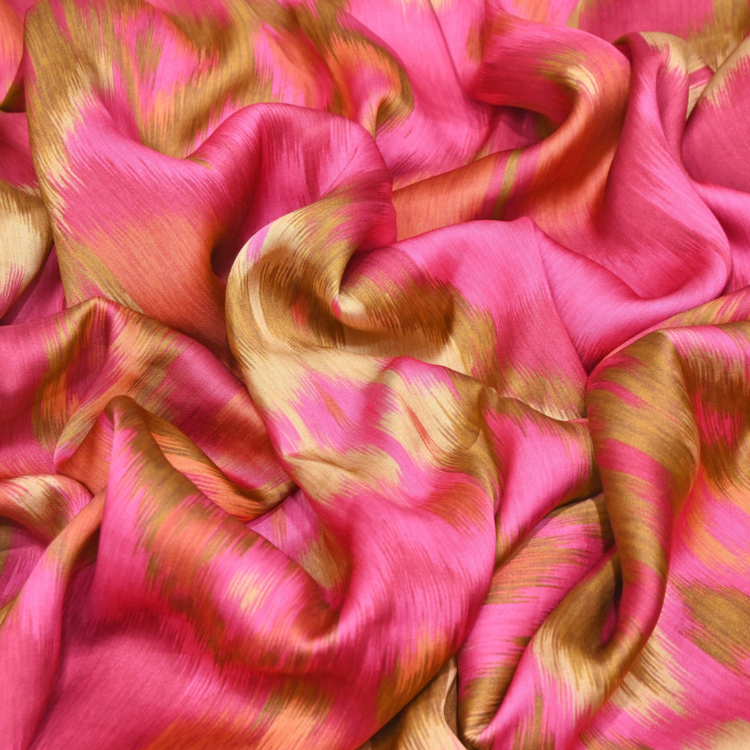 Bemberg Satin Digital Print Fabric | Soft Luxury Designer Fabric | 001333-03