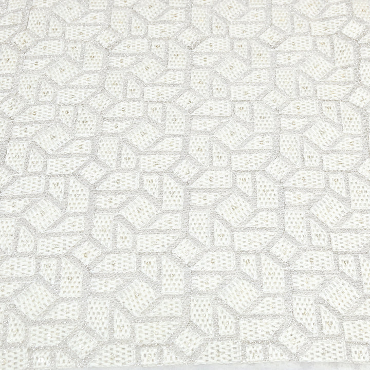 Dyeable Georgette Thread & Sequins Embroidery Fabric 44" – Elegant Designer Fabric ✨ - SCOR288
