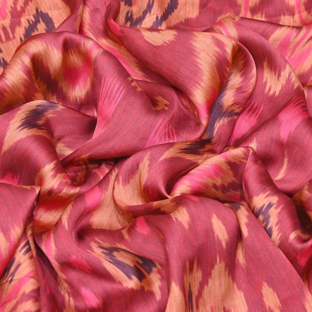 Bemberg Satin Digital Print Fabric | Soft Luxury Designer Fabric | 001333-05